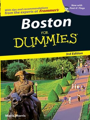 cover image of Boston For Dummies